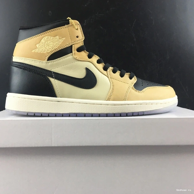 Premium High WMNS 1 Jordan Mushroom Air AH7389-003 Fossil 0427